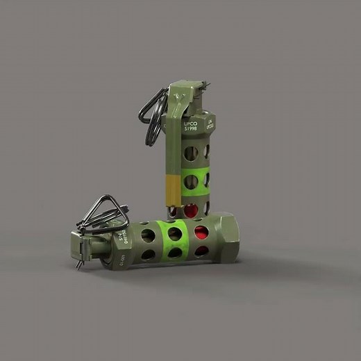 M84 Flashbang Grenade | 3D Model