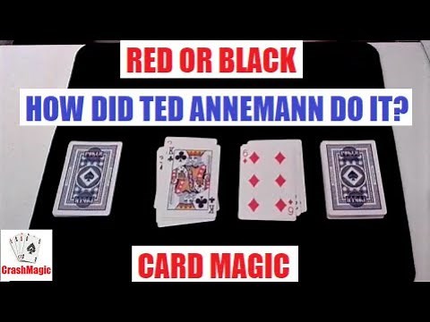 Red or Black Card Trick Performance and Tutorial