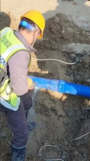 pvc 100mm 단수후 절단 내충격 100mm 단수후 절단