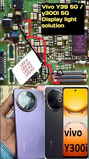 Vivo Y39 & Y300i No Display Light Problem Fix 🔥|Fix / Problem / Solution / Dark Screen / No Light