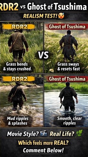 RDR2 vs Ghost of Tsushima – Which Is More Realistic?