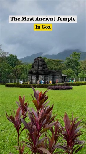 📍Goa’s oldest Temple | Tambdi Surla ✨ #temple #mahadev #bholenath #goa #travel #shorts #shortsfeed