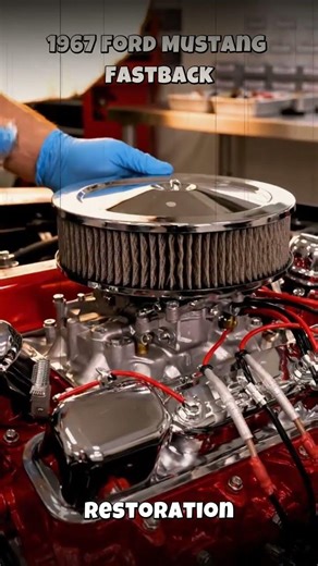 1967 Ford Mustang Fastback Restoration 🔥 #shorts