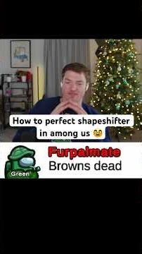 How to use shapeshifter in Among Us: My best work yet #amongus #shapeshifter