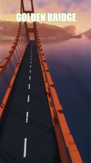 Minecraft Incredible Build Of Golden Bridge #shorts