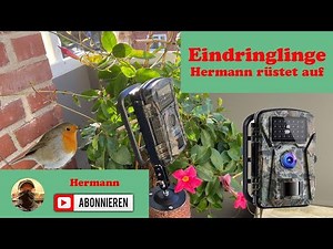 Eindringlinge - Hermann rüstet auf - APEMAN Wildkamera H45 📷 - Trail Camera - Unboxing