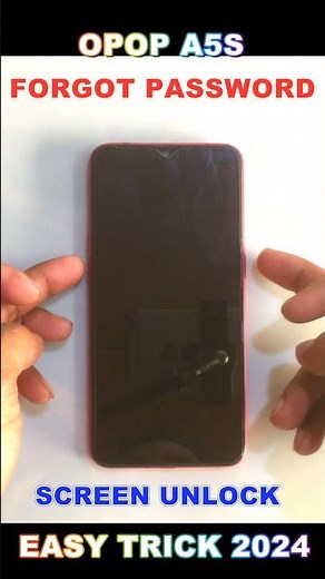 Oppo A5s Hard Reset Lock Screen Password 2024 ✅ Oppo A5s Hard Reset Remove Pin Pattern Lock ✅#2024