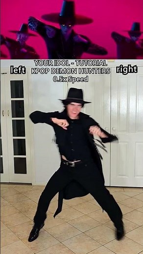 Your IDOL Dance Slowed x0.5 Mirrored Tutorial || Saja Boys Kpop Demon Hunters Kpop @Netflix