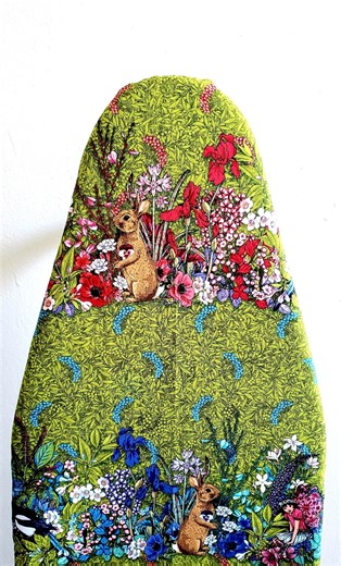 TABLETOP Small Ironing Board Cover Odile Bailloeul Language of Flowers Fabric Bunny Fairy Sewing Laundry Room RV Student Home Iron Poppies - Etsy