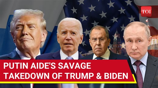 Russian foreign minister #SergeyLavrov slammed both incoming and outgoing U.S. Presidents in his interview with Tucker Carlson. He said that while #DonaldTrump was friendly, he is not pro-#Russia. Lavrov also claimed that the #JoeBiden administration was trying to leave as bad a legacy as it can for Trump. Watch for more. | The Times of India