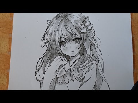 How to do shadding on Anime Character girl || Shading tutorial pencill art