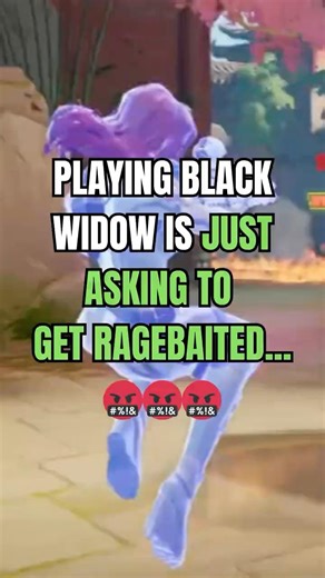 I ALWAYS GET RAGEBAITED PLAYING BLACK WIDOW...🤬🤬 #marvelrivals #blackwidow #ragebait #funny #rant