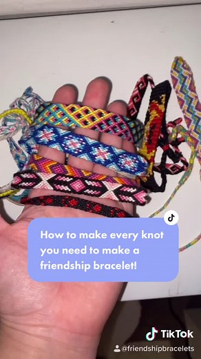 Complete Guide to Friendship Bracelet Knots