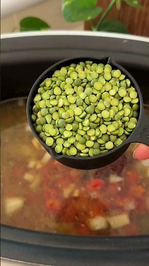 Southwestern Instant Pot Split Pea Soup with Little Potatoes