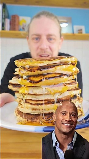 THE ROCK PANCAKE! #recipe #challenge #therock #confectionery #pancake