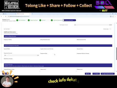 🧾 Tutorial SQL & MyInvois: Cara Hantar E-Invoice Menggunakan Portal MyInvois | Part 2