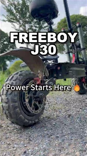 FREEBOY J30MAX ⚡ 6000W Off-Road Electric Scooter | 50 MPH Extreme Ride Experience