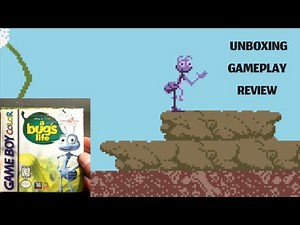 A Bug's Life Nintendo Gameboy Color Unboxing, Gameplay & Review