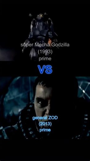 super Mecha Godzilla vs general ZOD