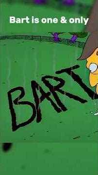 Bart is one & only #simpsons #shorts