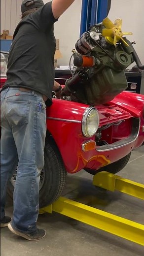 MG Midget Engine Removal