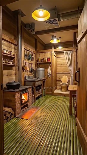 Building a Tree Trunk House | Beautiful Handmade Woodworking #woodscraft #youtubeshorts