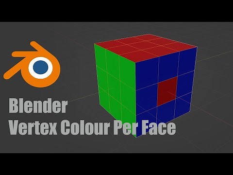Blender - Vertex Colour per Face