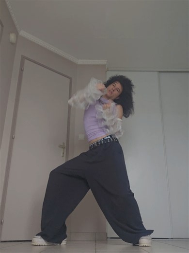 katseye dance choreography pinky up — dancer 6 focus