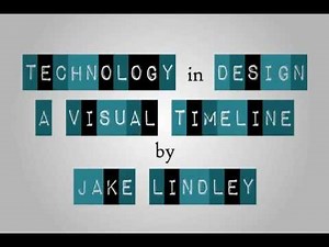 Visual Timeline, A History of Technology in Design (Animation)