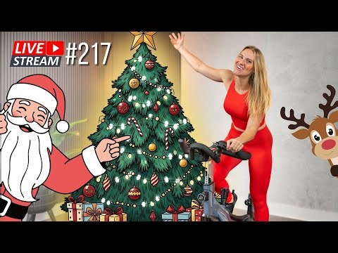LIVE CHRISTMAS Indoor Cycling Workout! | 45-minute Indoor Cycling Class + ENCORE!