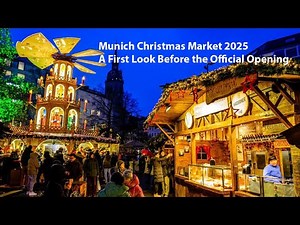 Munich Christmas Market 2025 – A First Look Before the Official Opening 🎄