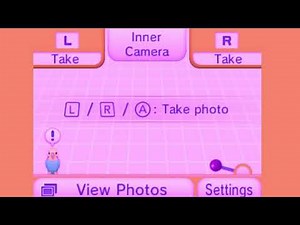 Nintendo 3DS Camera Photo Select (sped up)