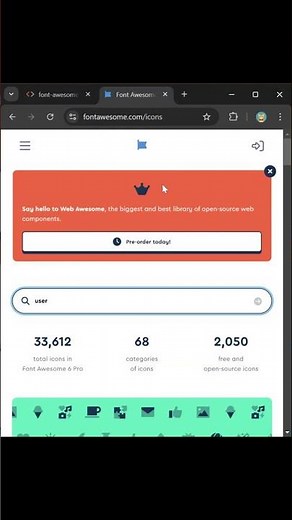 How to use Icons in Your Website #fontawesome #html #css