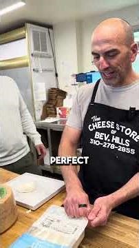 Trying cheese straight from Puglia at The Cheese Store of Beverly Hills #cheesemonger #cheese