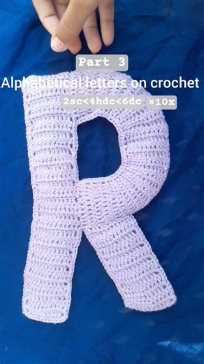 crochet alphabetical letters part 3 O,R,AND U #crochet #alphabet #knackdiaries