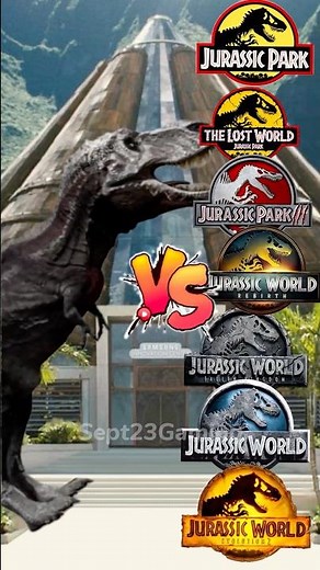 Stumpy Tyrannosaurus Rex vs Jurassic World All Dinosaurs