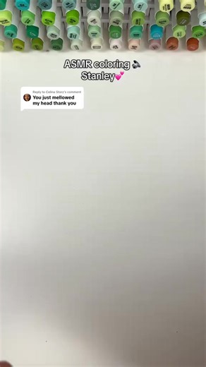 68K views · 1.8K reactions | Replying to Storz asmr coloring  Stanley  This coloring page is part of my 50 pages Girl Therapy Love coloring book  The markers 86 | Colorwithrosey | Facebook