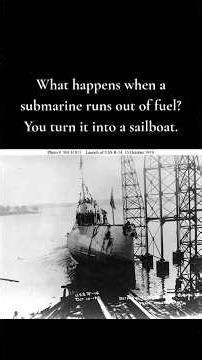 The Only Submarine That Needed Wind to Survive