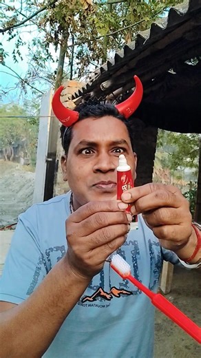 How to use toothpaste🤡😁🪥D1927