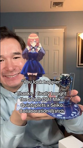 Unboxing The Quintuplets x Seiko Miku Nakano Anime Watch 👀🤯