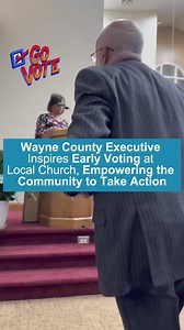 Wayne County Executive Warren C. Evans visited New Hope Baptist Church in Wayne to highlight the power of early voting and community participation. With Election Day around the corner, it’s a vital time for us to take action and use our voices to determine the direction of our communities and our nation. Let’s show up at the polls. This is our chance to ensure our voices are heard and our values are represented. Together, we shape the future we want to see. | Wayne County, Michigan