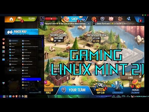 CARA BERMAIN GAME DI LINUX MINT 21 (DEBIAN ATAU UBUNTU BASE LINUX) | LINUX TUTORIAL