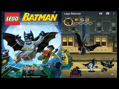 (Lego batman:the Mobile game) Java gameplay all completed (2008) 🎮🕳️