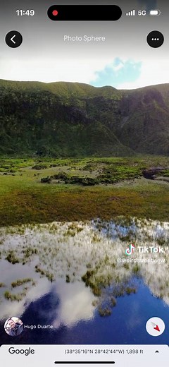 📍Caldeira Volcano, Portugal 🇵🇹 📍Caldeira Mountain, Faial Island #volcano #travel #portugal #googleearth #caldeira #faial #faialisland #googlemaps #maps #world #worldtravel #europe #mountain #beauty #beautiful #streetview #earth