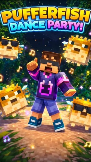 pufferfish dance party 🥳