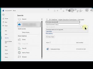 Difference between Save and Save in microsoft word File menu. How to Save a document.