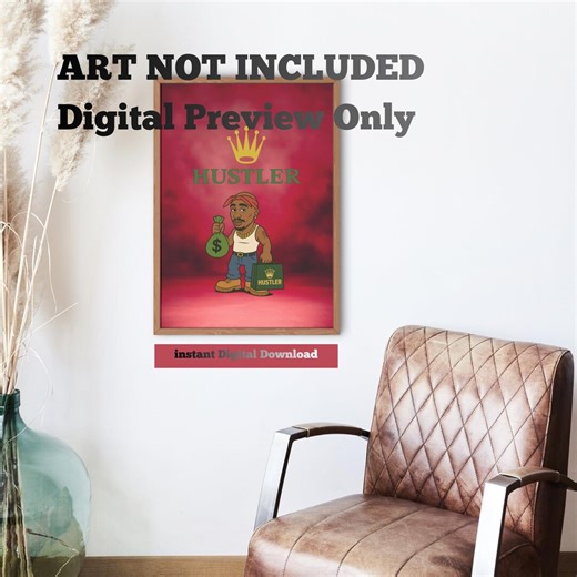 HUSTLER 2pac Inspired Digital Art Pack (10 Premium Posters) - Etsy Canada