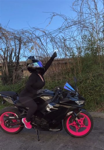 #kawasakininja400 #kawasaki #fyp #motorcycle #bikerchick