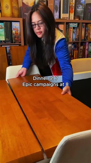 Game night hosting level: Expert. 🍷 #boardgames #familygames #gamingsetup #gamingtable #tabletop