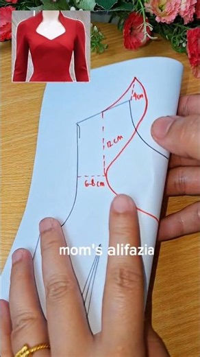 how to make a simpel pattern #sewing #fashion #penjahit #diy #pattern#design